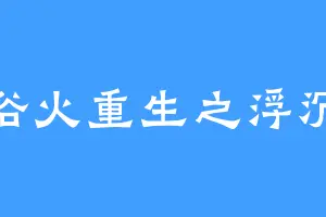 浴火重生之浮沉