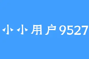 小小用户9527