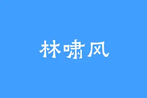 林啸风