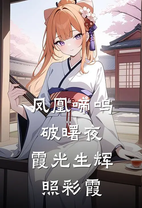 凤凰啼鸣破曙夜,霞光生辉照彩霞