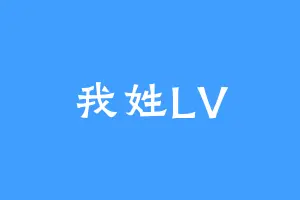 我姓LV