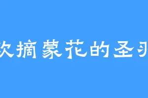 喜欢摘蒙花的圣羽清