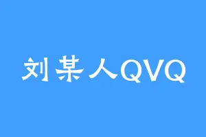 刘某人QVQ