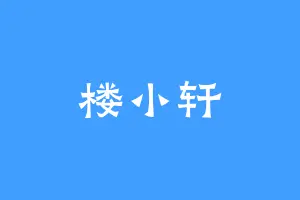 楼小轩