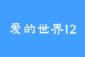 爱的世界12
