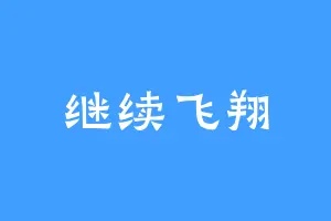 继续飞翔