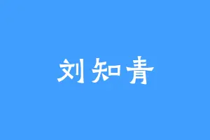 刘知青