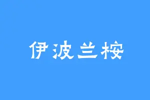 伊波兰桉