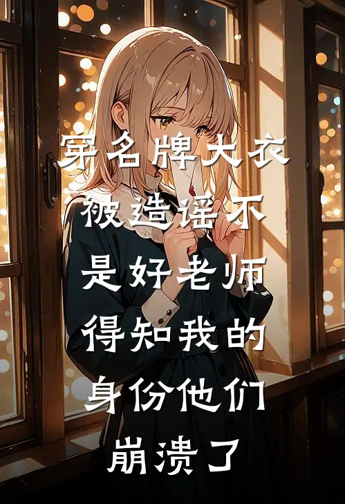 穿名牌大衣被造谣不是好老师，得知我的身份他们崩溃了