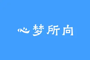 心梦所向