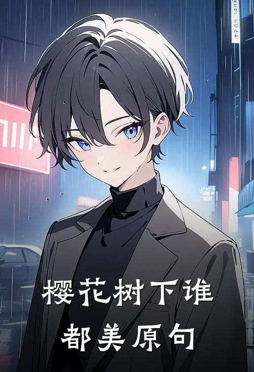 樱花树下谁都美原句