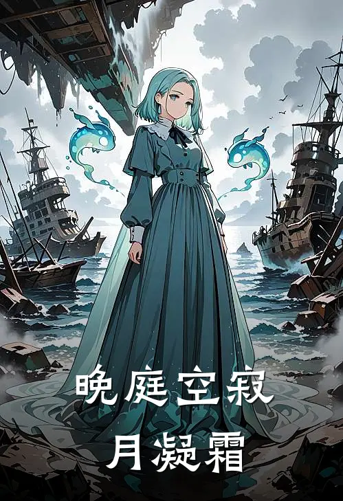 晚庭空寂月凝霜