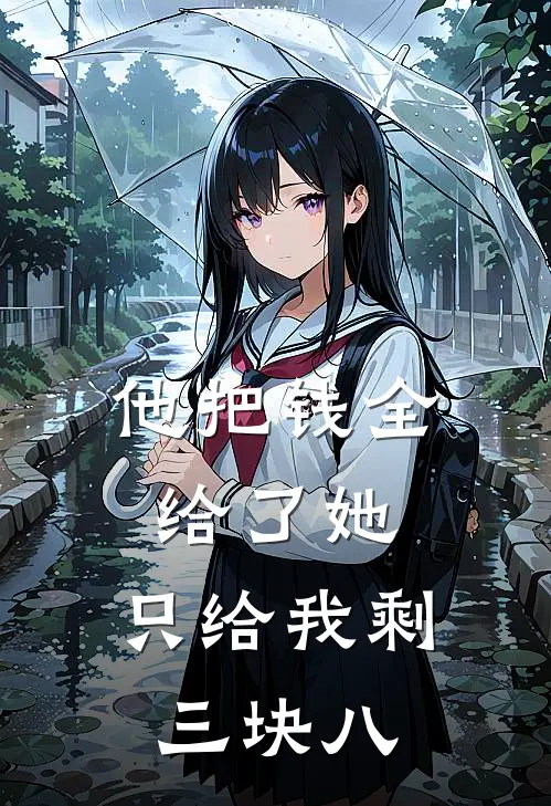他把钱全给了她，只给我剩三块八