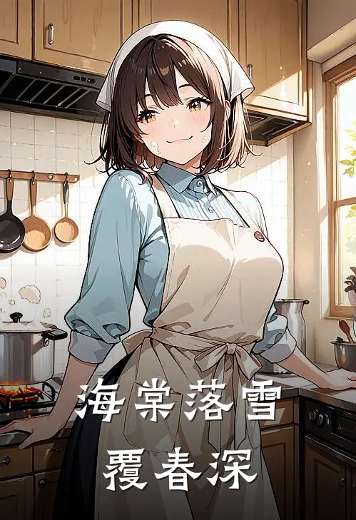 海棠落雪覆春深