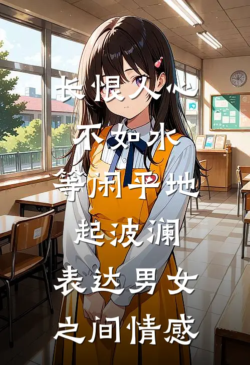 长恨人心不如水,等闲平地起波澜.表达男女之间情感