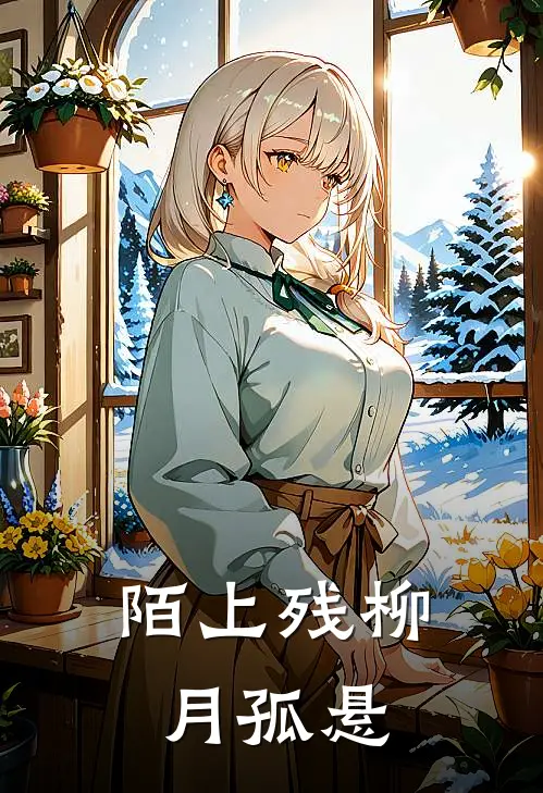 陌上残柳月孤悬