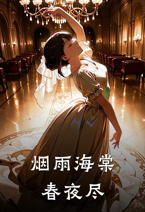 烟雨海棠春夜尽